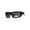 Black Red Black, variant on Polarized Nitrogen Thick Plastic Warp Biker Sport Sunglasses Shiny Black