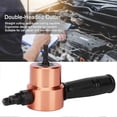 thumbnail image 4 of Double Head Sheet Metal Nibbler Cutting Tool Electric Drill Attachment, 4 of 4