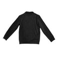 thumbnail image 4 of Fgnfyis Men's Thickened Shirt Fall and Winter Hundred Retro Half Zipper Sweater Jacket Long Sleeved Men's Sweatshirts Black XXXL, 4 of 5
