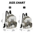 thumbnail image 2 of FORMRS Mini Backpack Purse for Women Travel Daypack Casual Shoulder Bag, Gray Hexagons, 2 of 7