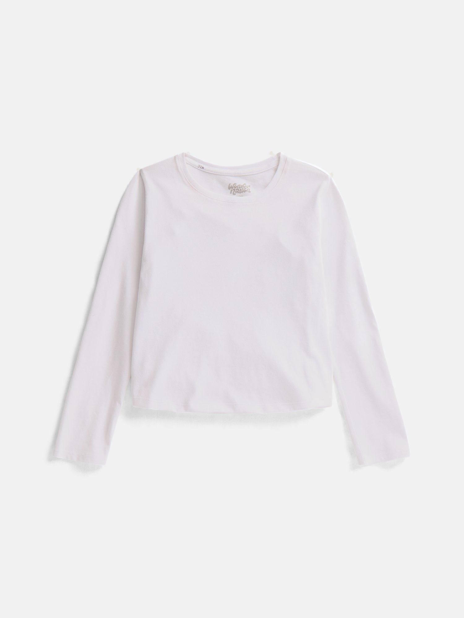 Playera resistente de manga larga para niña, tallas 4-18 y Plus 5