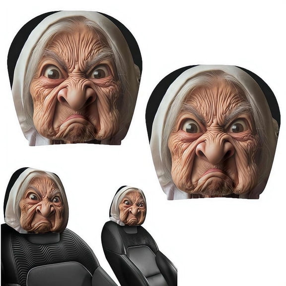 Car Headrest Covers, 2 Pack Stretchy Seat Headrest Protector