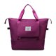 thumbnail image 1 of Bolsa de noche de moda plegable de gran capacidad con bolsillo húmedo y seco (Borgoña) Tmvgtek Para Estrenar, 1 of 6