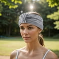thumbnail image 2 of Unique Bargains 1 Pce Bandeau Confortable Tricoté Gris Clair, 2 of 6