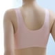 thumbnail image 3 of Gibobby Brasier sin Varillas Mujer Ropa interior de sujetador de talla grande con cierre frontal de color liso para mujer(Rosa,3X-Grande), 3 of 4