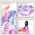 thumbnail image 4 of Tzdxfgl 10 Pack Reusable Shopping Bags with Handle, Large Foldable Waterproof Grocery Tote Bags, Multicolor, 4 of 9