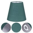 thumbnail image 4 of COMPUKAS Green Fabric Ceiling Lampshade - Soft Light Cover for Cozy, Warm Home Ambiance, 1 Piece Decorative Lighting Accessory, 4 of 6