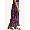 thumbnail image 3 of Jessica London Women's Plus Size Casual Wide Elastic Pull-On Lightweight Maxi Skirt, 3 of 4