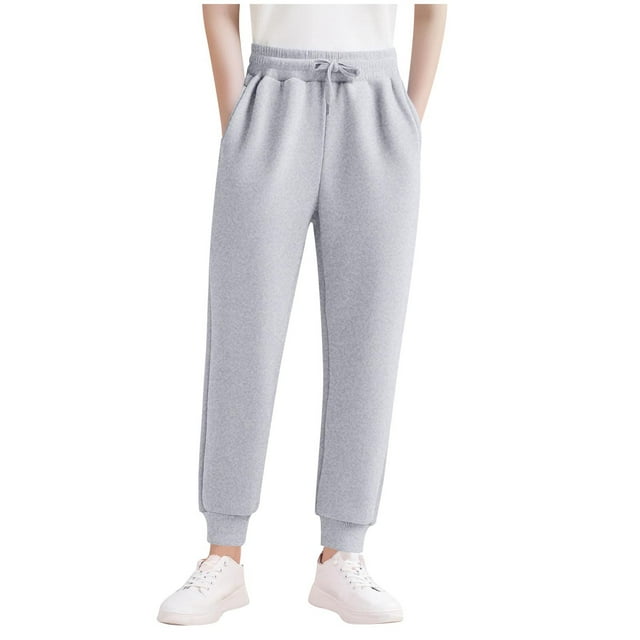 Girls' Solid Color Bike Shorts Full Length Sports Pants for Casual Home Dance Wear Multicolor Options