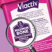 Viactiv Calcium + Vitamin D3 Supplement Soft Chews, Milk Chocolate, Calcium for Bone Health, 100 Count