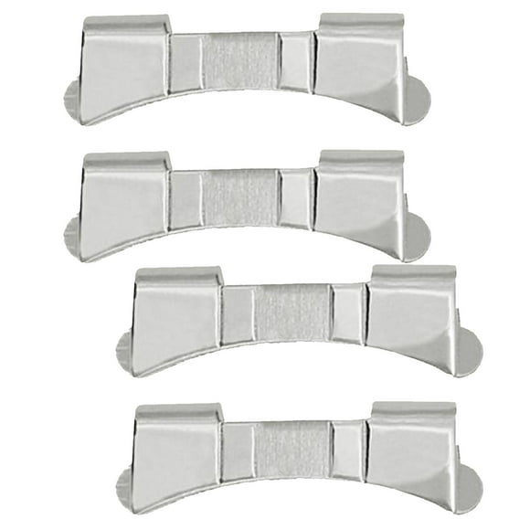 Correa De Reloj De Acero Inoxidable Premium De 4 Piezas, Pieza De ción De Extremo Curvo De 24 Mm Sunnimix Extremo curvo de la banda de reloj
