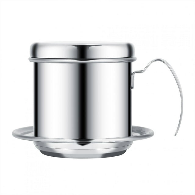 Pour Over Coffee Dripper, Stainless Steel Coffee Filter Pour Over Coffee Maker Coffee Drip Filter Maker Infuser Home(Sliver)