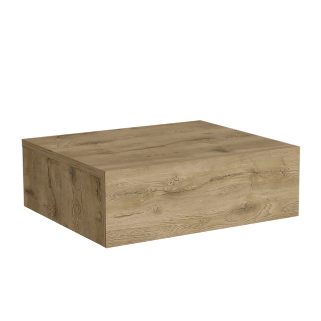 Milano Floating Nightstand, Wall-Mounted with Drawer Macadamia