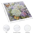 thumbnail image 3 of PHYHOO Flower Love Floral Cloth Napkins Mothers' Day Valentines Decorative Luncheon Dinner Vintage white, purple, tan, gray 6 PCS, 3 of 7