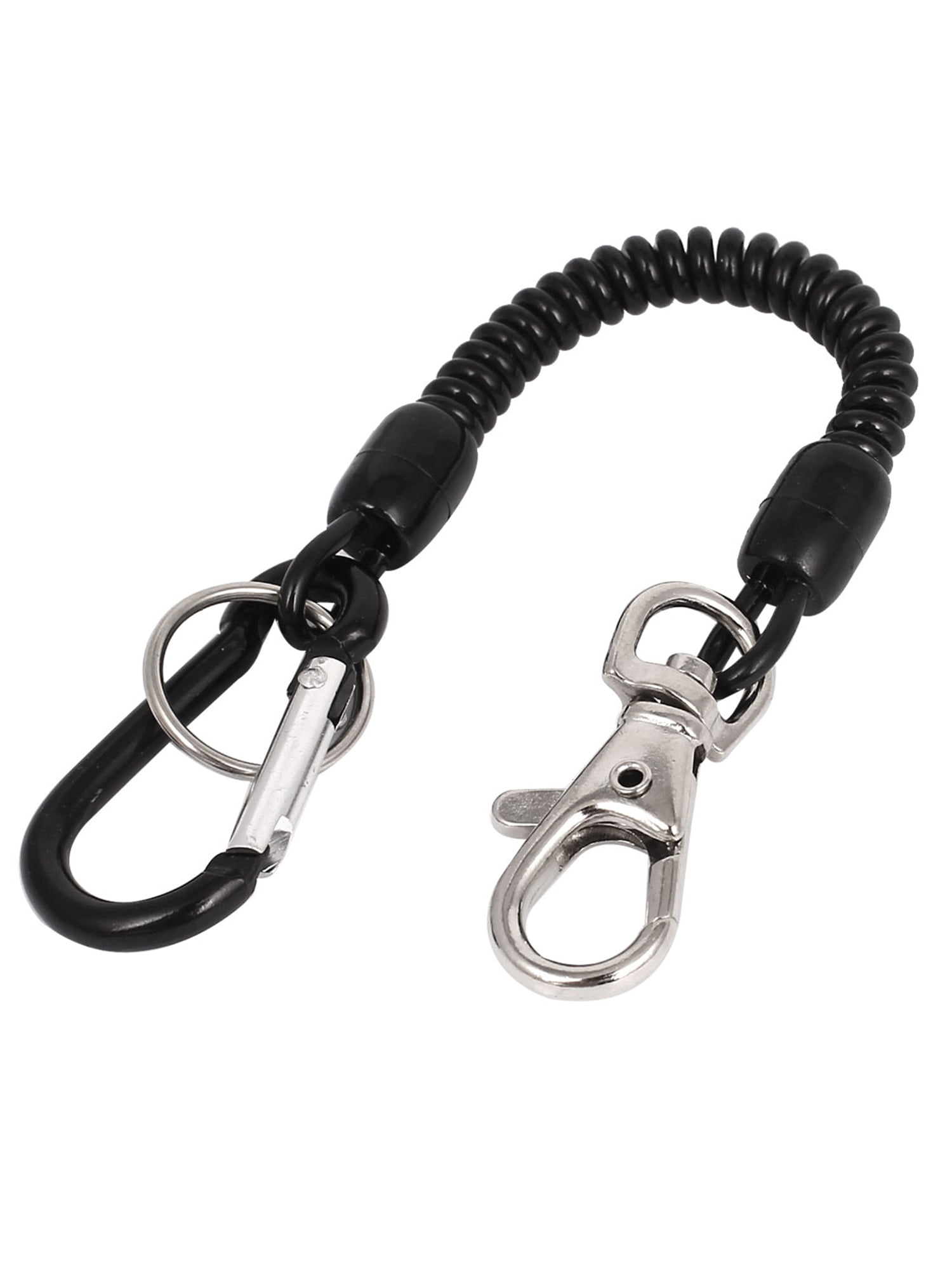 Keychain key ring hook outdoor stainless steel buckle 'carabiner climbing ran b$