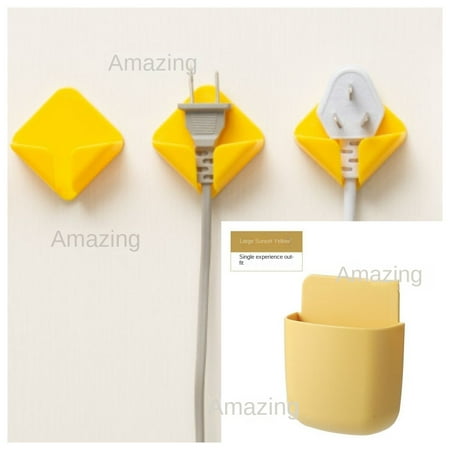 

The kitchen power socket hook can be sticky without drilling traces wires plug storage rack sticky adhesive translucent plastic sticky hook.