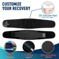 thumbnail image 3 of FEATOL Back Brace for Men Lower Back Pain Relief Lumbar Support Brace Waist Belt with Ergonomic 3D Silicone Pad for Heavy Lifting Work, Herniated Disc, Sc, 3 of 7