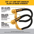 thumbnail image 4 of Kit de recuperación Kinetic Tow Rope DEWALT DXBC90006, 8 m, 29.300 libras, 4 of 9