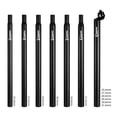thumbnail image 3 of tamizeot Bike Seatpost Alloy for Micro Adjust Rigid Bicycle Seat Repair Post Rod Support Black 28.6x350mm, 3 of 6