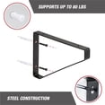 thumbnail image 6 of Hyper Tough 9" X 6.5" 3-Way Shelf Bracket, Black, 6 of 10