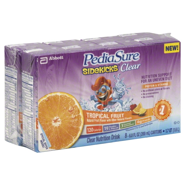 Abbott Labs PediaSure Sidekicks Nutrition Drink, 8 ea
