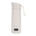 thumbnail image 1 of Travel Electric Kettle Portable Mini Kettle, 400ml Personal Hot Water Boiler with 4 Temperature Control, Stainless Steel, 3 Minutes Fast Heating, for Tea Coffee, 1 of 7