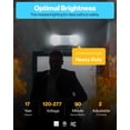 thumbnail image 2 of Luces de emergencia Sunco, paquete de 12 unidades, LED, batería de respaldo de 90 minutos, 2 of 7