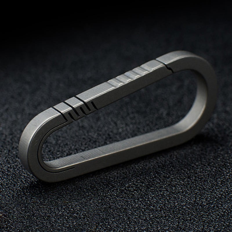 Titanium Alloy Climbing Carabiner Key-Chain Clips Hook Buckle Keychain Outdoor 