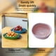 thumbnail image 5 of Escurridor de doble capa Injueey colador plegable almacenamiento frutas y verduras Rojo, 5 of 6
