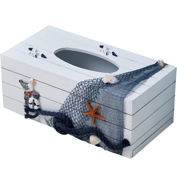 FRCOLOR Coastal Toilet Paper Holder Decorative Nautical Beach Room Travel