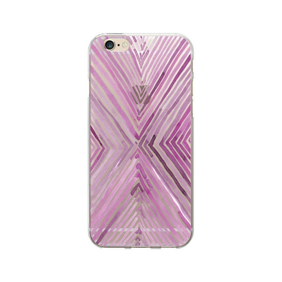 OTM Prints Clear Phone Case, X Warm Plum - iPhone 6/6s/7/7s