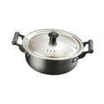thumbnail image 4 of deevoka Korea Ramen Pot Home Noodles Cooking Pot Seafood Pot for Camping Hiking Eggs 18cm, 4 of 9