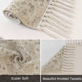 thumbnail image 6 of Kitchen Rug Runner 2'x 5', Beige Boho Indoor/Outdoor Washable Carpet with Tassels, Vintage Ethnic Floral Abstract Geometric Reversible Low-Pile Soft Area Rug for Living Room, Bedside, Sink, 6 of 9