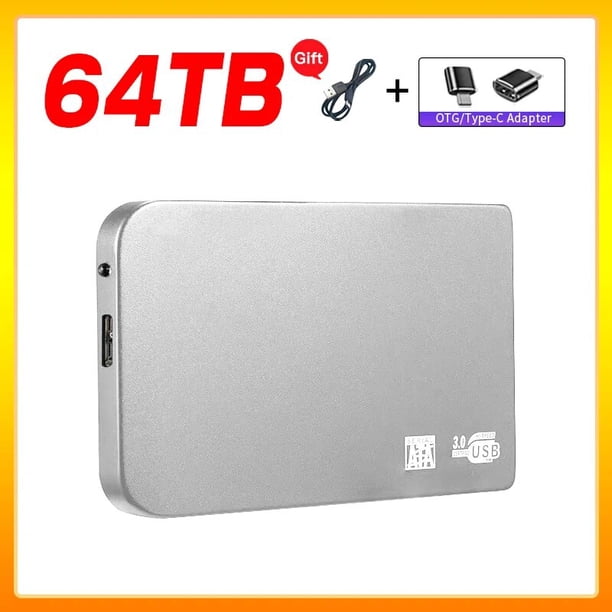 New 1TB External hard drive 2tb USB 3.1 Mini portable ssd Type-C External Solid State Drive ssd hard disk for Laptop Mac PC