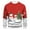 Red, variant on DODADAWANJ Christmas Crewneck Sweatshirt for Men Snowman Printing Long Sleeve Pullover Big and Tall Hoodie for Holiday Daily Workout M