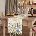 thumbnail image 2 of Spring Daisy Table Runner, Elegant Pastoral Flowers Watercolor Washable Cotton Linen Table Runners 72 Inches Long, Dresser Scarf Runner for Dining/Coffee/Kitchen/TV Stands/Cabinets 13''x72'', 2 of 9