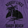 thumbnail image 2 of Womens Shady Beach Funny Shirts Cute Vacation Vintage Novelty Hilarious T shirt Womens Graphic Tees, 2 of 7