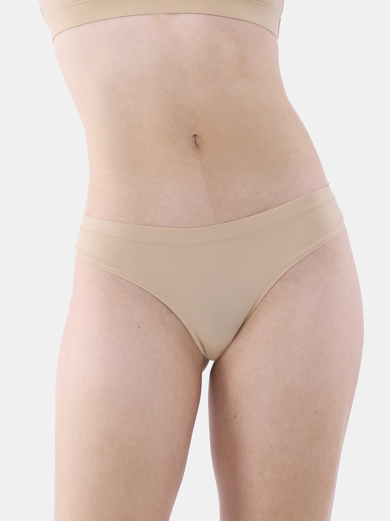 No Boundaries Fit Stretch Thong Panties, 3-Pack, Women's XS-XXXL