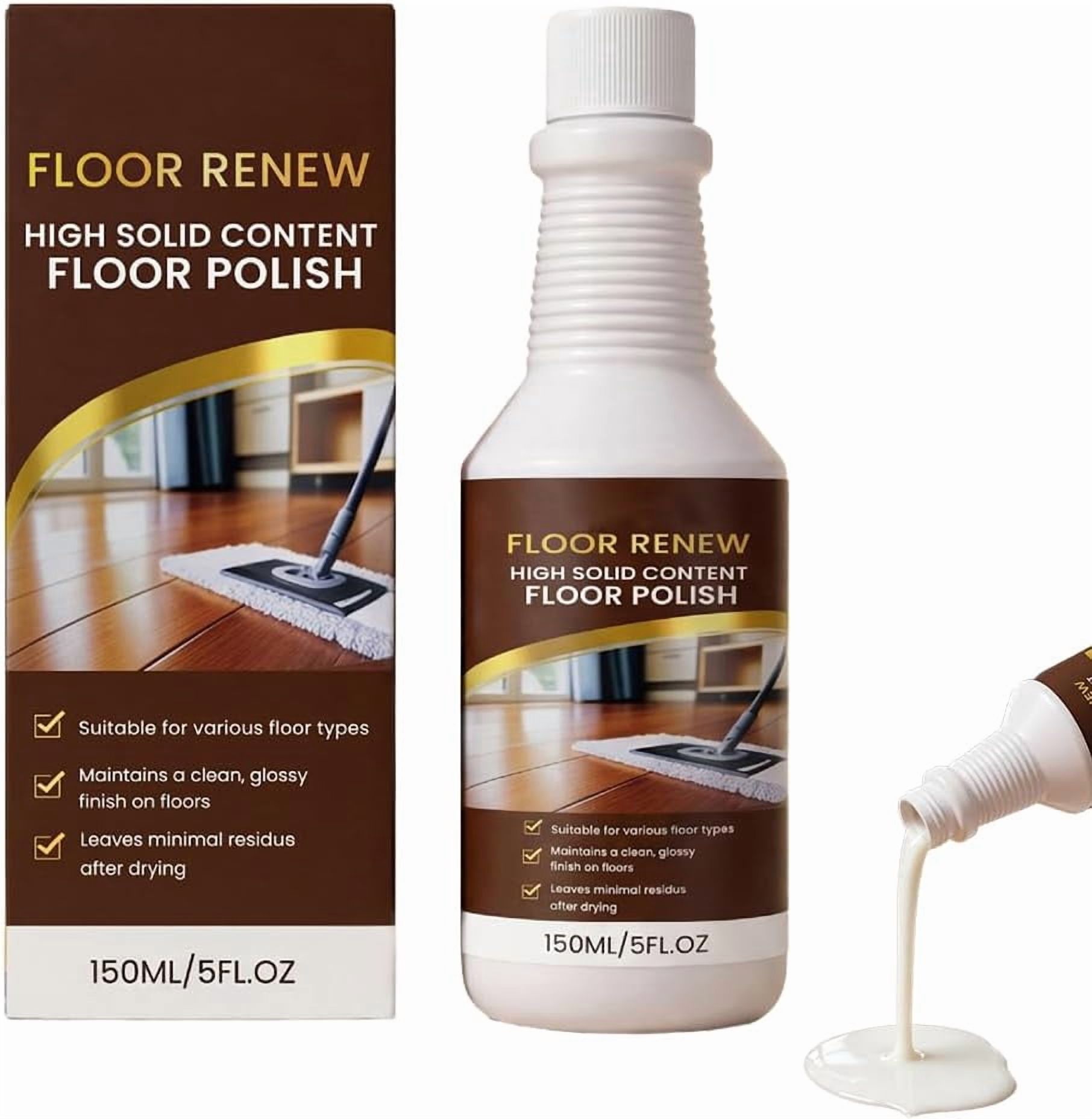 Hardwood Floor Cleaners, Floor Cleaning Supplies for Wood Floors, Suitable for Hardwood Floors, Furniture Surfaces Household Essentials (2)