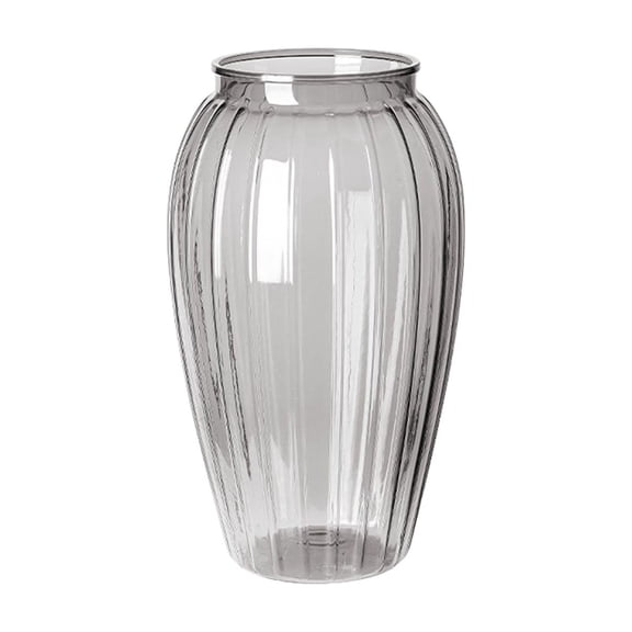 WWG Plastic Vase, 8.66 x 5.12 x 5.12 Inch Lightweight Durable Vase, for Fresh Cut or Flowers, Living Room Dining Room Office Decor, Includes 1 Vase
