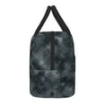 thumbnail image 4 of YFYANG Portable Waterproof Insulated Lunch Bag, Grey Abstract Texture Reusable Cooler Bag / Picnic Bag for Adults Teens, 4 of 9