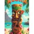 thumbnail image 4 of Tropical Theme Aloha Banner Decorative Design Tiki Decor Beach Guitar Flower for Summer Party Beach Event Outdoor Decoration, 4 of 7
