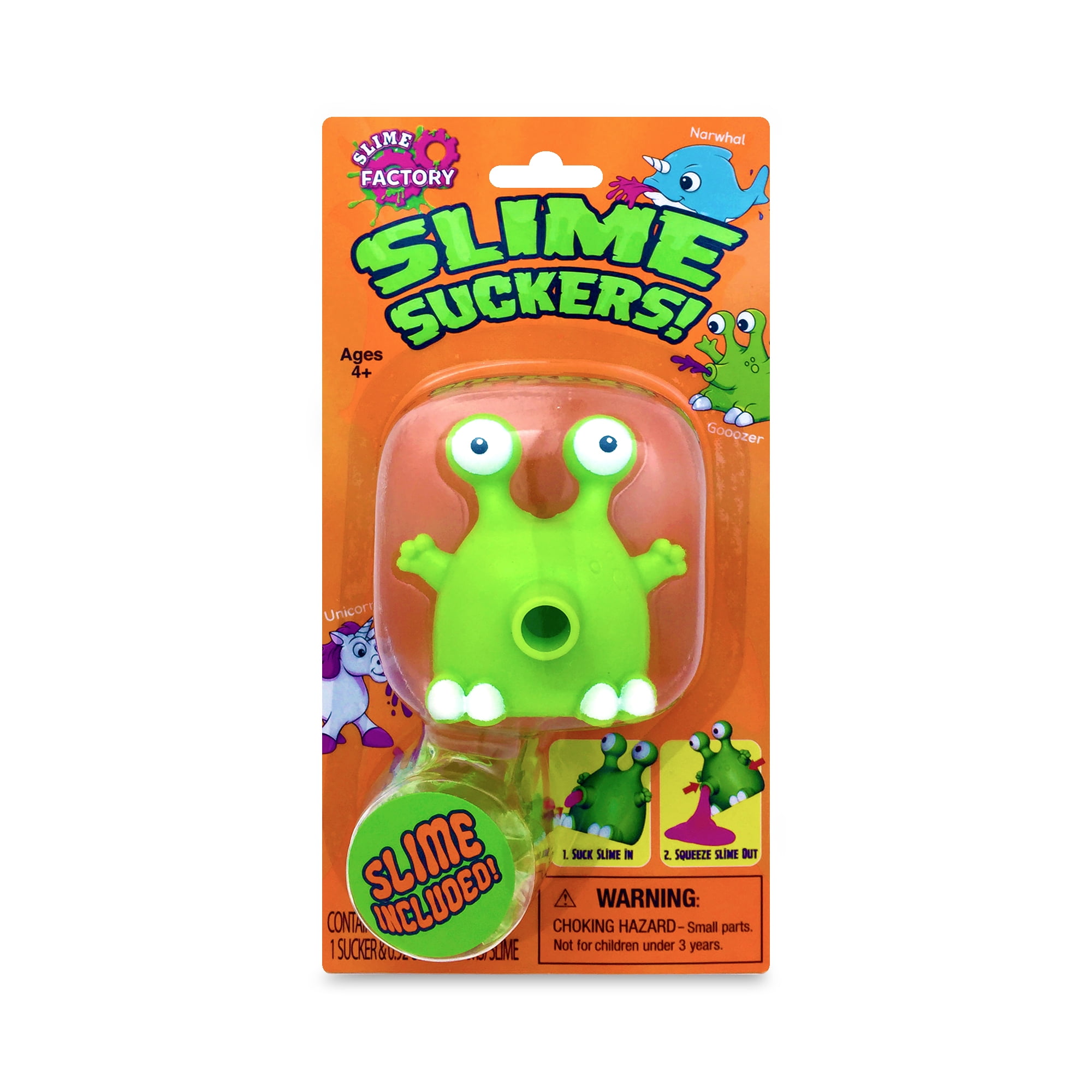 Magic Time Slime Sucker, Squeeze and Squash, 3 Pack - Walmart.com