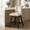 White-PU Leather, variant on DRLOVELY Swivel Bar Stool, 26" Modern Counter Height Upholstered Pub Chairs with Solid Wood Legs & High Back for Kitchen Island, White