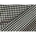 thumbnail image 3 of Flannel 1/4 Inch Black and White Checkerboard Squares 58/60" Inches Wide Fabric by the Yard, 3 of 3