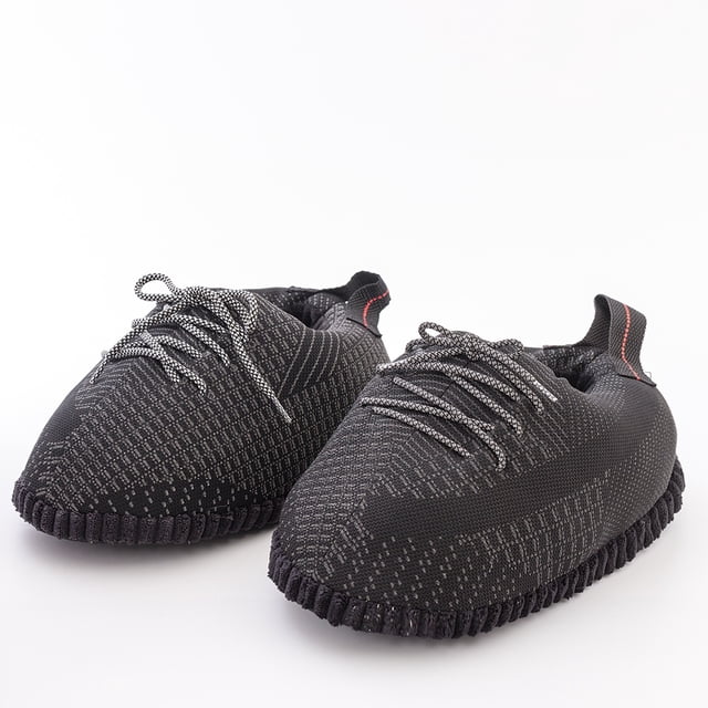 Zapatillas grandes para hombre, cálidas, de felpa, antideslizantes, para interiores