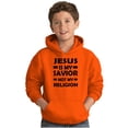thumbnail image 5 of Jesus Is My Savior Not My Religion Youth Hoodie Boy Girl Teen Brisco Brands S, 5 of 6