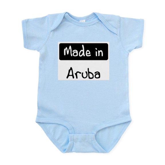 CafePress - Made In Aruba Infant Bodysuit - Baby Light Bodysuit, Size Newborn - 24 Months