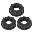 thumbnail image 1 of Filfeel Valve Fitting,IBC Tank Drain Adapter Fitting,3Pcs IBC Tank Connector Coarse Thread Hose Drain Adapter Plastic Fitting 60mm Inner Diameter, 1 of 8
