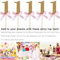 thumbnail image 3 of Worallymy 20 piezas Cake Topper 1 año cumpleaños Cupcake decoración oro Stick aniversario celebración Topper Worallymy JD735806470, 3 of 6